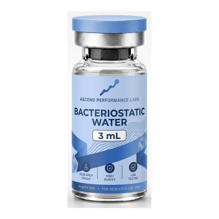 Ascend bacteriostatic water vial, blue label