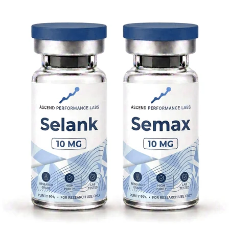 Ascend Brain Bundle: Selank and Semax 10 mg vials