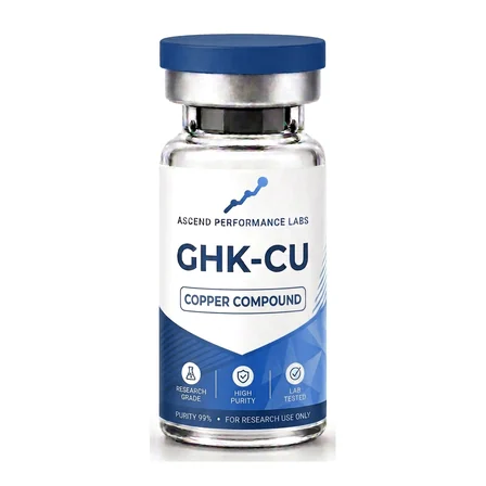 Ascend GHK-Cu copper compound vial, blue label